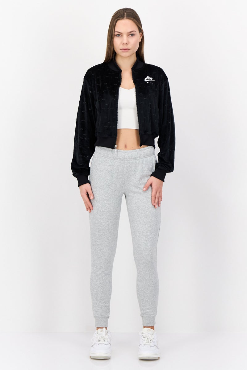 Nike Women Sportswear Fit Long Sleeve Outdoor Full Zip Jacket, Black - Image 4